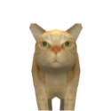 low_poly_cat_fluoride_stare