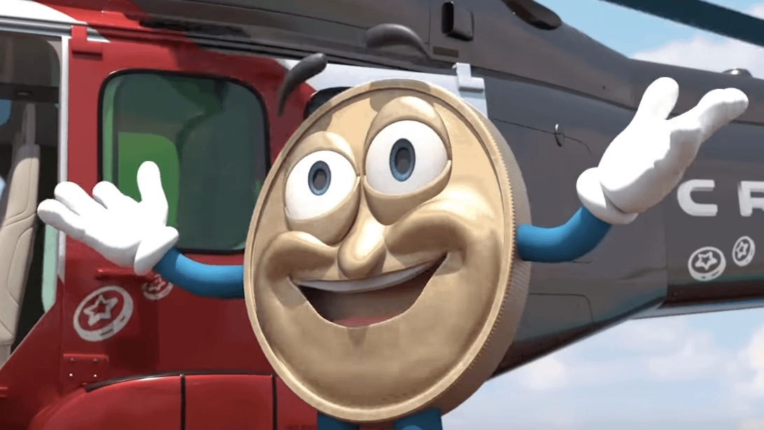 cryptoland coin mascot