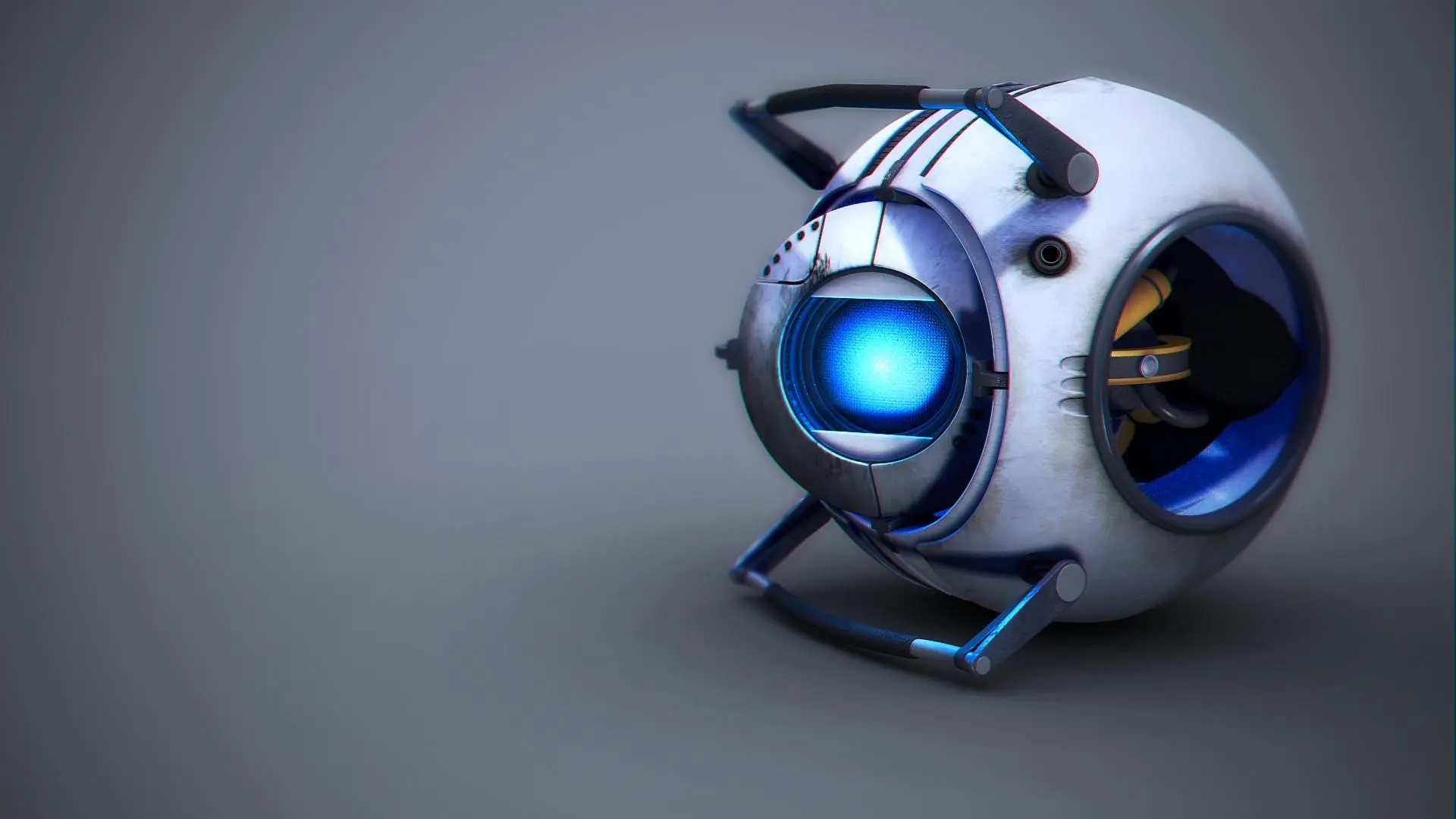 portal 2 wheatley wallpaper where he looks at me kinda with a Rizzful Eye...