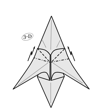 origami step that's really weird looking