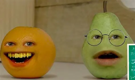 annoying orange and his pear friend