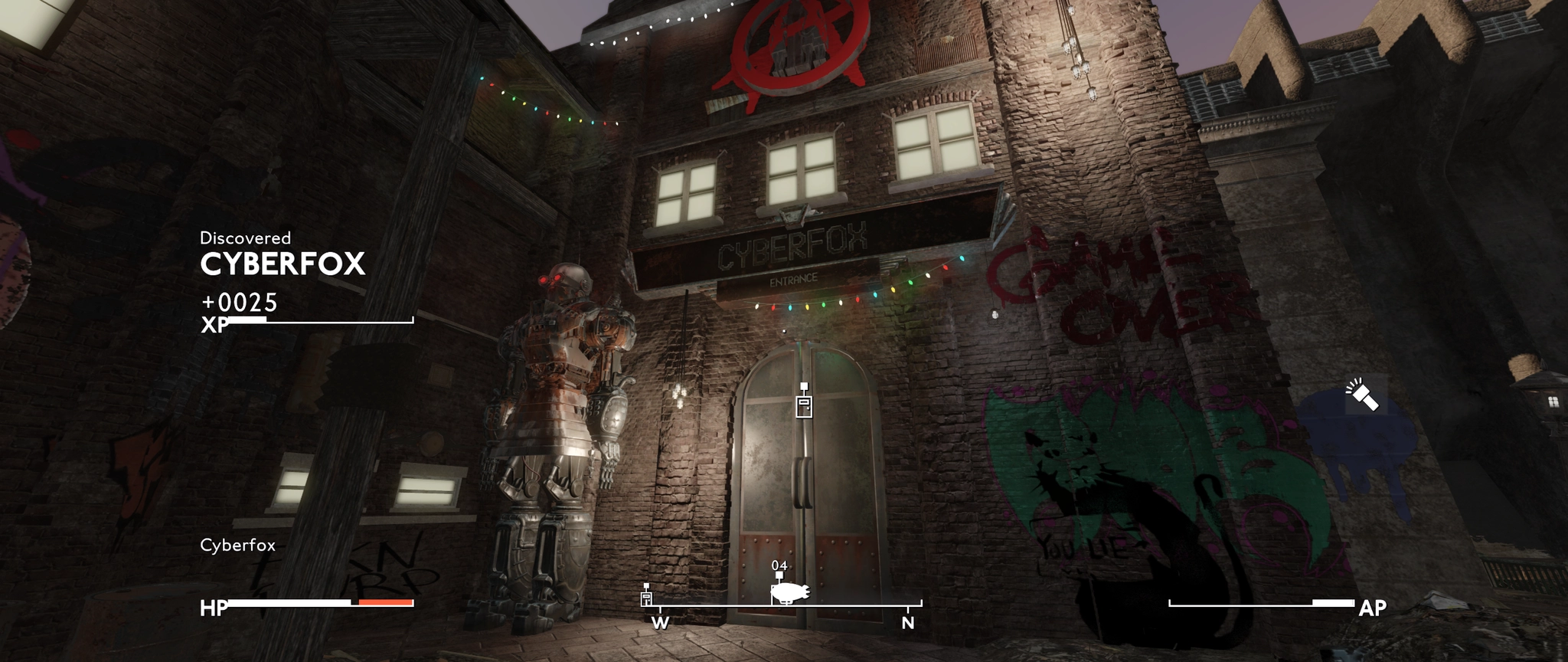 cyberfox in fallout london (where the real life cyberdog is)